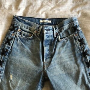 GRLFRND KAROLINA CROP JEANS